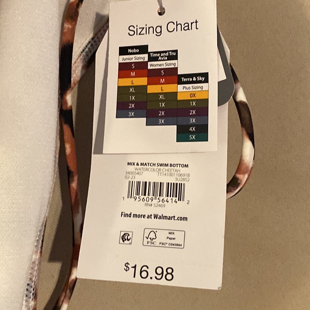 3/$20 Women’s size XL two piece bathing suit - Picture 2 of 14